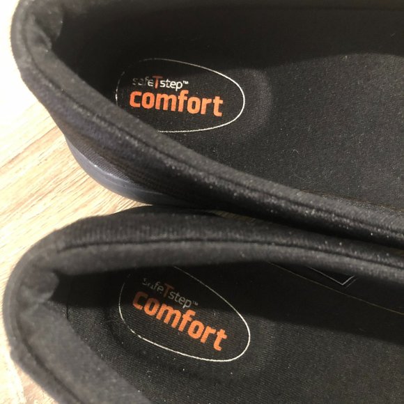 Safe T Step Comfort Womens Size 8 Black Oil & Slip Resistant Non-Marking Shoes - Picture 10 of 11